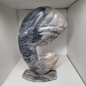 Vintage handcrafted Madonna and child sculpture